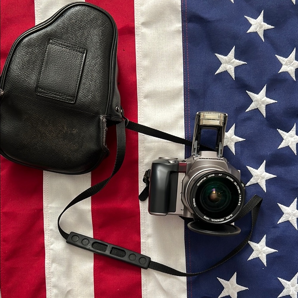 Olympus Camera with Black Case - Picture 3 of 15